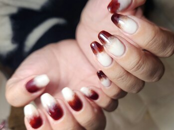 エヌドット 中目黒(N.)/カフェラテNail 