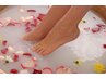 【Foot フット】オフ無料！ 60分 フットバス&角質ケア&マッサージ