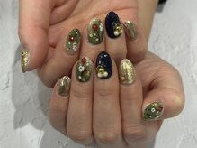 ネイル スパ ココプラス(Nail spa Cocoplus)/梅の花の卒業式和装ネイル