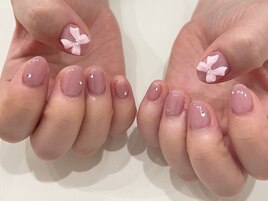 ちゅるんリボンネイル