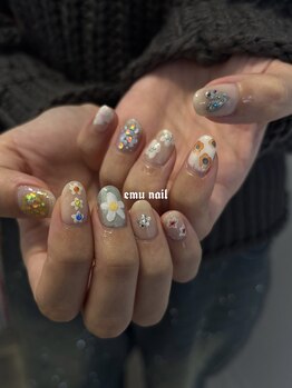 エム ネイル(emu nail)/フラワーアート