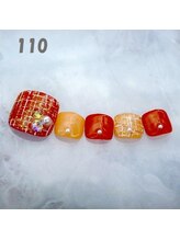 はあとねいる 大和店/フットネイル：No.110