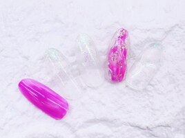 ミラー＆ニュアンスネイル
