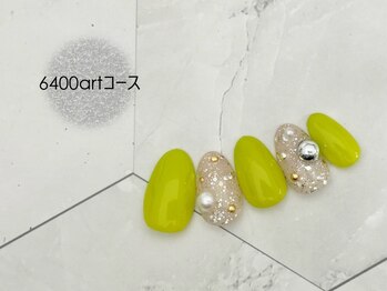 スターネイル プラス 本町店(Star Nail plus)/蛍光キラキラストーンart