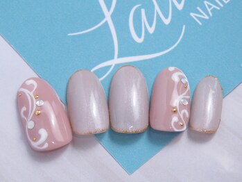 ラテネイル(Latte Nail)/大人シンプルアート