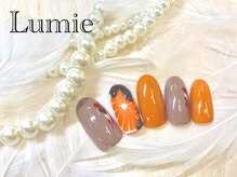 ルミエ(Lumie)/オレンジショコラネイル☆ 