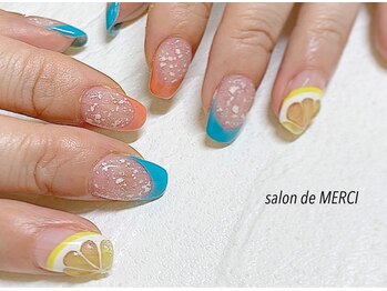 サロン ド メルシー(Salon de MERCI)/フレンチ×レモンnail☆