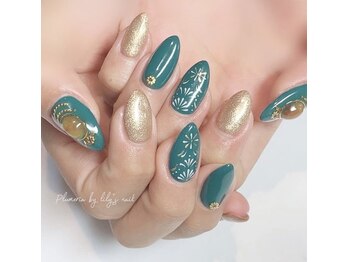 プルメリア バイ リリーズ ネイル(Plumeria By Lily's Nail)/定額アートジェルネイル¥4980～