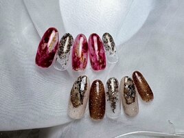 定額トレンドニュアンスネイル