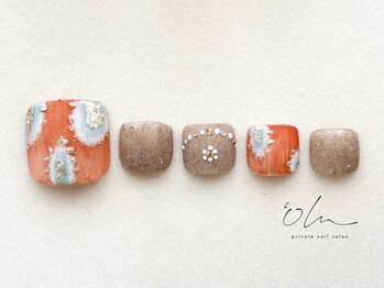 オル('olu)/10月フットネイル定額【Autumn】