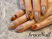 ブレスネイル(brace Nail)/秋ネイル
