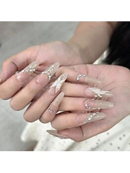 Beauty by Daisy Nailの写真/【繊細な手描きart×韓国・ワンホン】周りと差がつく高技術ネイル♪トレンドを抑えた理想の指先を叶える◎