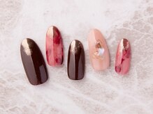 リーナ(LiNA Beauty Garden)/ニュアンスミラーネイル