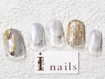 アイネイルズ 梅田店(I nails)/ミラーニュアンスシアー￥7700