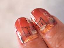 ネイル アトリエ コモード(nail atelier Comodo)の雰囲気（絵柄は“お客様の向き”でもお描き出来ます。）
