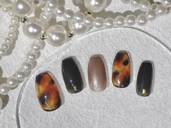 ネイルサロン リッチーズ(nail salon Riches)/大人のべっ甲ネイル