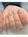 先端ミラーネイル