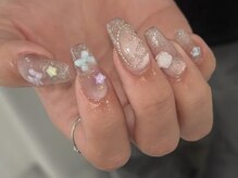 ジェミーネイル エビス(Jemiy nail ebisu)/マグネット羽リボンガーリー