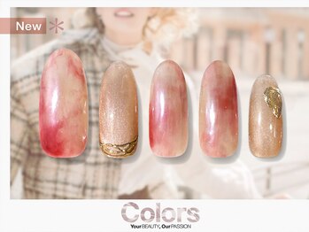カラーズ広尾 ネイルラウンジ(Colors Hiroo Nail Lounge)/大人 チークネイル ニュアンス