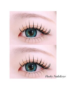 フラッシーネイルズ(Flashy Nails)の写真/【希少L・LC・LDカール取扱◎】ボリューム感のある理想の目元へ♪太さ0.1・0.2mm対応◎