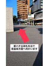 各線『渋谷駅』から【memelu 渋谷店　メメル シブヤ】への道案内♪