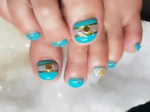 アグン(agung)/フットネイル ハワイアン風