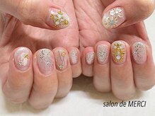 サロン ド メルシー(Salon de MERCI)/キラキラ夏nail☆