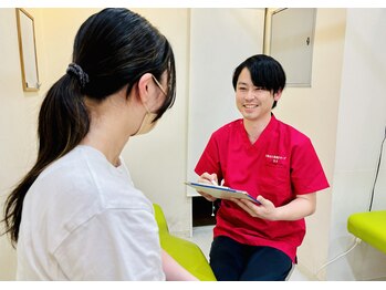 谷町はら鍼灸整骨院/カウンセリング風景