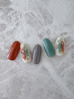 ミテソロ(mi tesoro)/2024年9月定額ネイル 6600