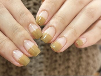 アイネイルズ 渋谷店(I nails)/【Saki.o】カーキミラー