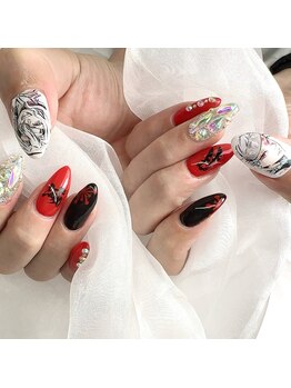 アートネイル ギャラリー(Art nail Gallery)/派手派手だぁ♪