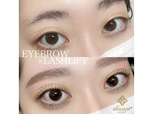 アリュージョン 天王寺北口店/美眉スタイリング×まつげパーマ