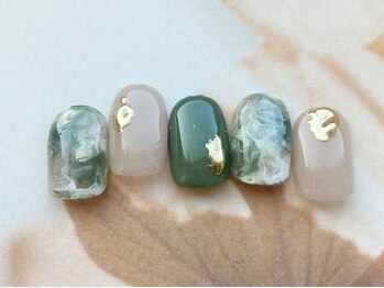 ココロ 新橋(kokoro)/9月定額ネイルデザイン☆華やか