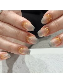 ニュアンスグラデーションネイル