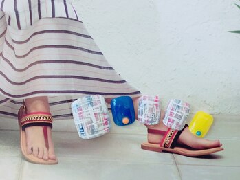 ネイルサロン&スクール ジーナ(GINA)/初夏の爽やかチェック柄！！