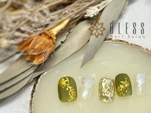 ネイルアンドアイラッシュ ブレス エスパル山形本店(BLESS)/ボコボコミラーで個性的に！
