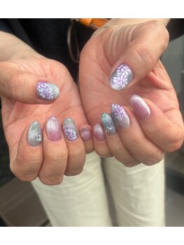 トータルサロン 白べぇーっ プラス/☆梅雨ネイル☆