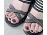 【フットジェルネイル¥6600】魅せたくなる素足☆オフケア＆水素水バス付き◎