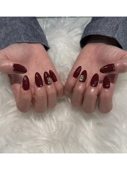 ジューシーネイルオオハシテン 大橋店(Juicynail)/ボルドーネイル