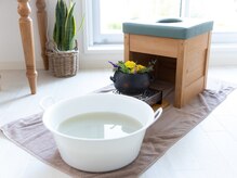 サヲリビューティードレッシング(SAORI BEAUTY DRESSING。)/ハーブ蒸し＆フットバスです♪