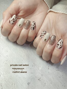 プライベート ネイルサロン マーマ(murmur)/レオパードネイル