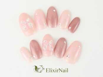 エリクサーネイル 西武新宿(Elixir Nail)/定額a シンプル／クーポン使用