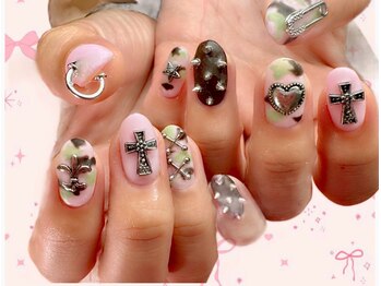 プチマッシュ 学芸大学( pucci maSH)/迷彩アートネイル