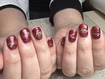 ビューティフルムーン ネイル 本厚木(Beautiful Moon Nail)/赤マグネット！