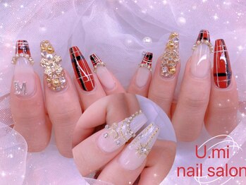 ユミ(U mi)/チップ長さ出し持ち込みデザイン