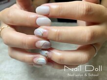 ネイルドール(Nail Doll)/パールカラー　ニュアンスネイル