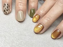 ニコミー(nicomii)/レオパードネイル/¥7000