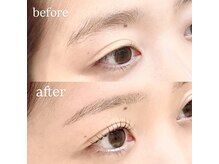 メロー(mellow)/眉とまつ毛同時施術で時短