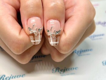 チェックにリボン☆