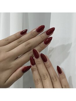 那覇ネイル/ボルドーネイル♪